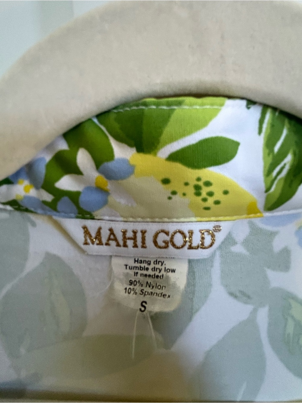 Mahi Gold Limoncello Long-Sleeve Top - Yellow & Green- small - Picture 5 of 5